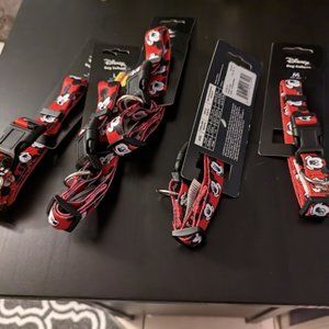 Dog Collar Disney Red Mickey Mouse Face Large New 15.7-25.4 neck up to 90lb